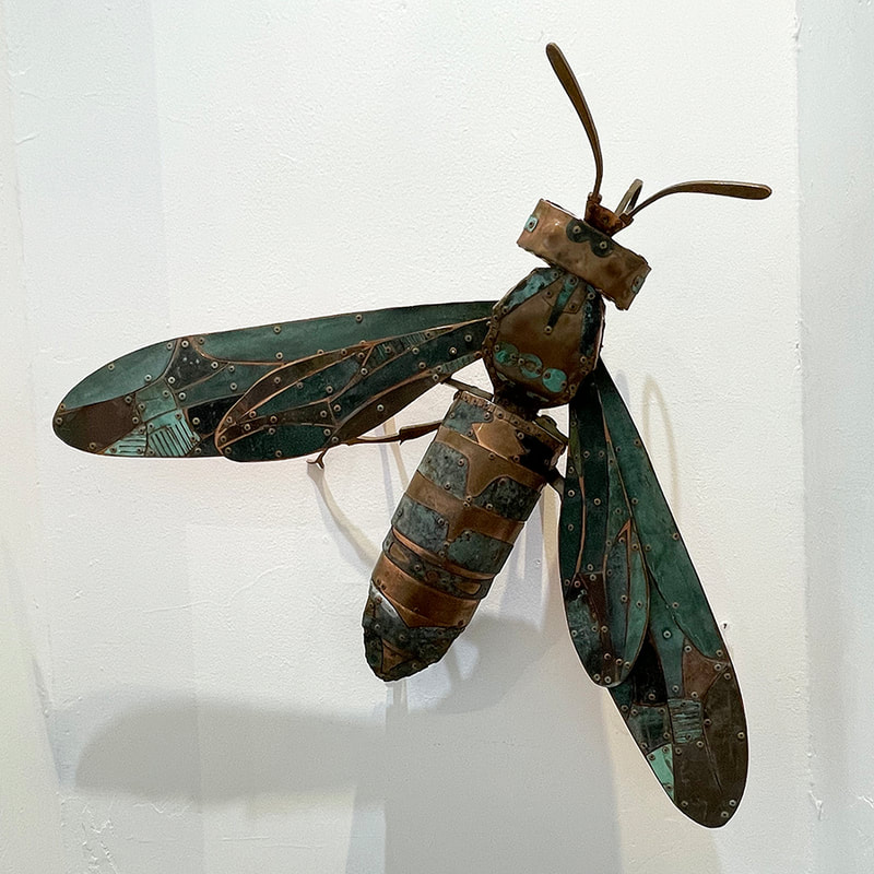 sculpture of a wasp