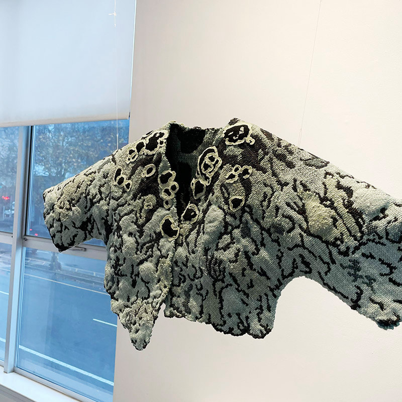 Bolero that looks like it's made of lichen