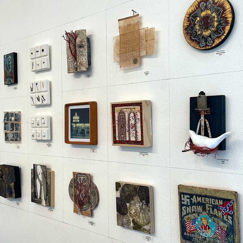 Small scale 2D art work at Transmission Gallery